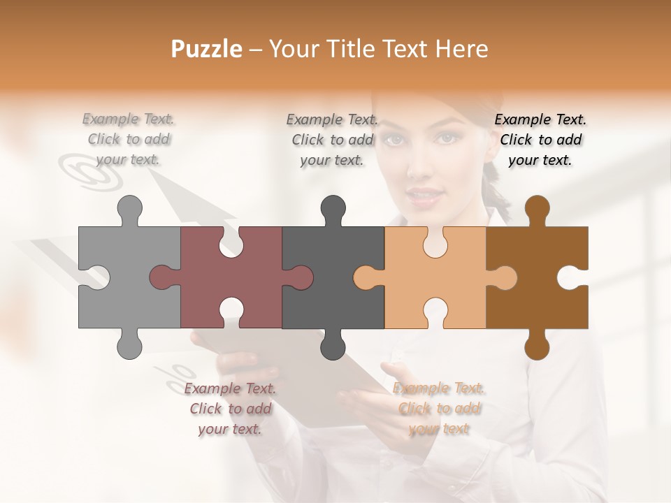 Corporate Beauty Tablet PowerPoint Template