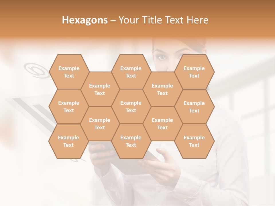 Corporate Beauty Tablet PowerPoint Template