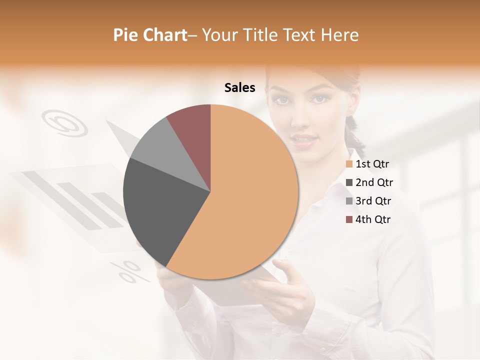 Corporate Beauty Tablet PowerPoint Template