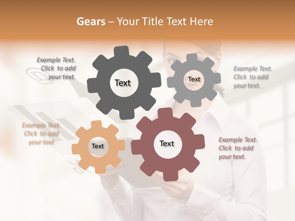 Corporate Beauty Tablet PowerPoint Template