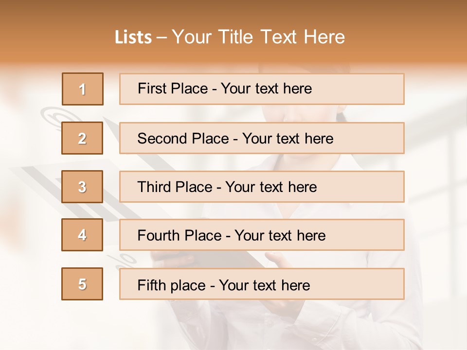 Corporate Beauty Tablet PowerPoint Template