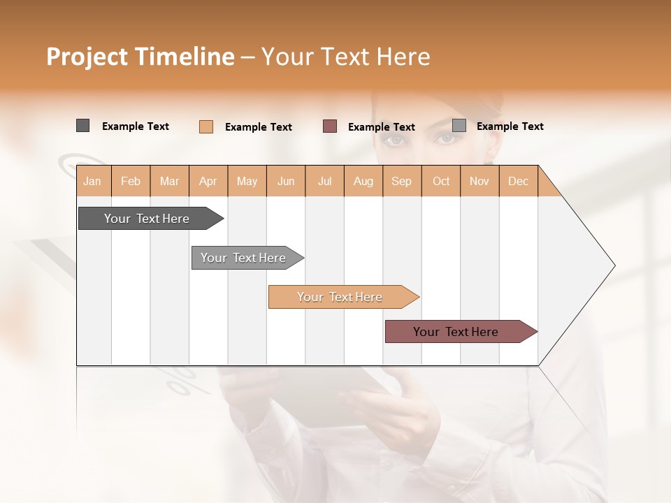 Corporate Beauty Tablet PowerPoint Template