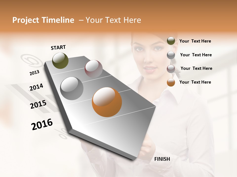 Corporate Beauty Tablet PowerPoint Template