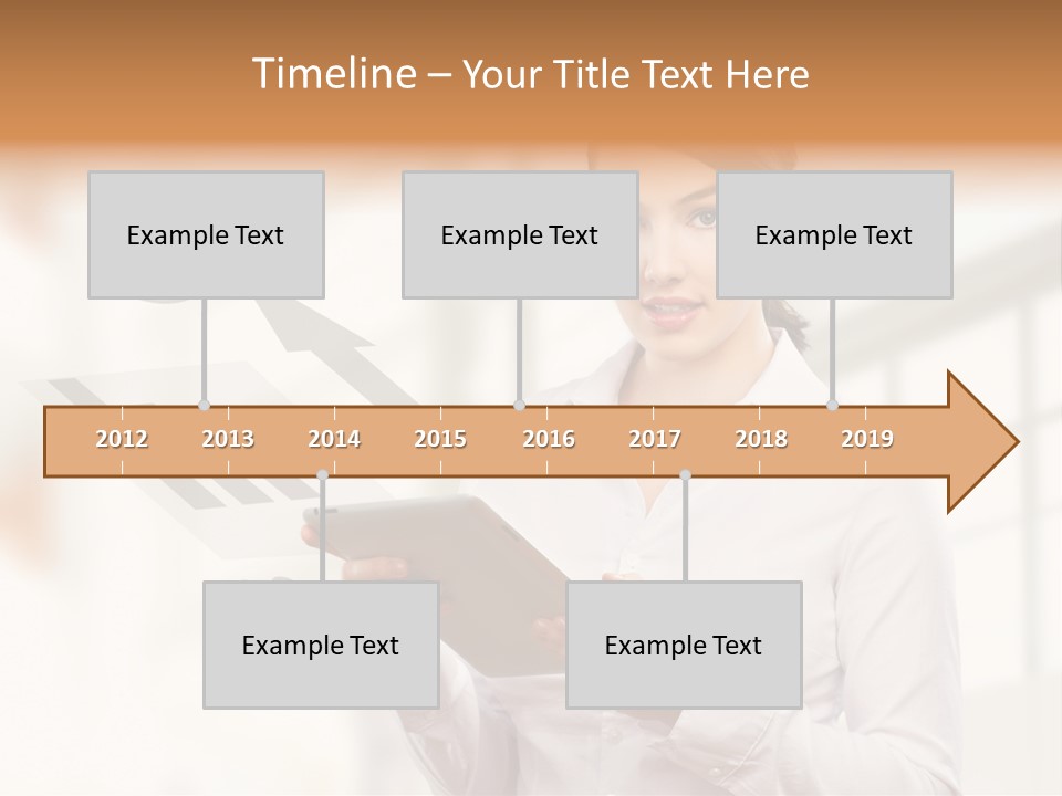 Corporate Beauty Tablet PowerPoint Template
