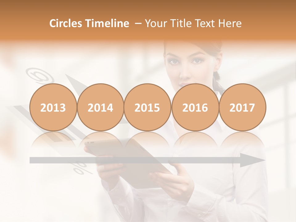 Corporate Beauty Tablet PowerPoint Template