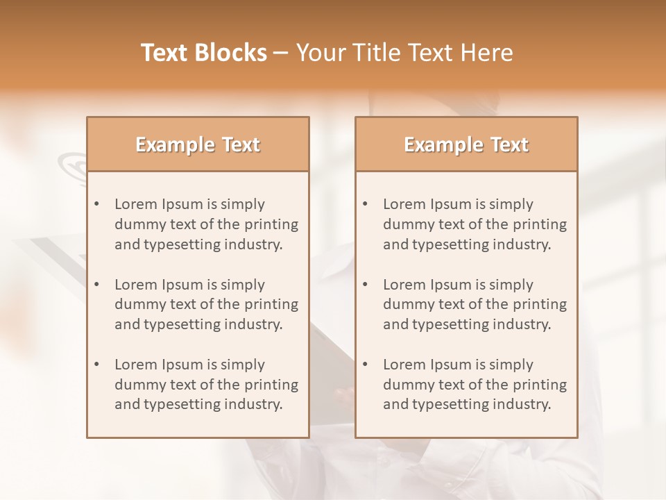Corporate Beauty Tablet PowerPoint Template