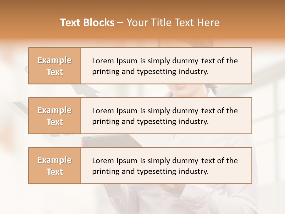 Corporate Beauty Tablet PowerPoint Template
