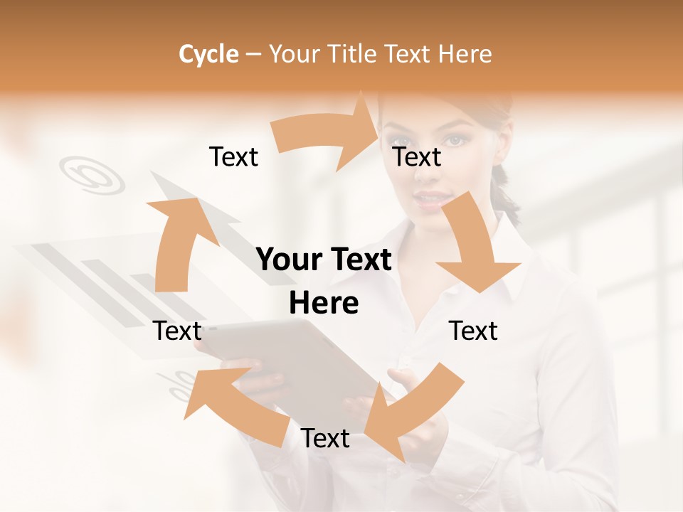 Corporate Beauty Tablet PowerPoint Template