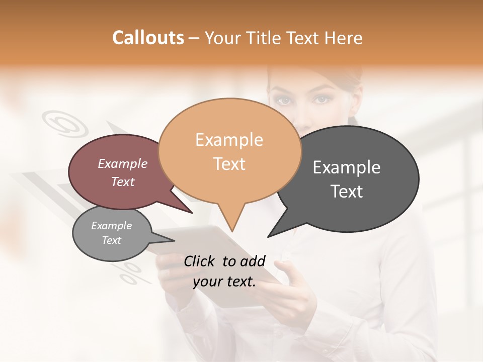 Corporate Beauty Tablet PowerPoint Template
