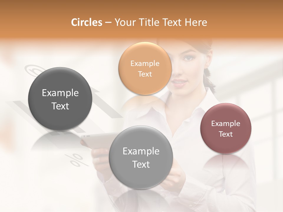Corporate Beauty Tablet PowerPoint Template
