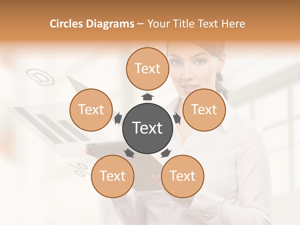 Corporate Beauty Tablet PowerPoint Template