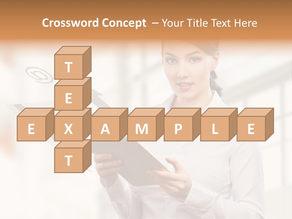 Corporate Beauty Tablet PowerPoint Template