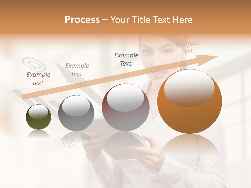 Corporate Beauty Tablet PowerPoint Template