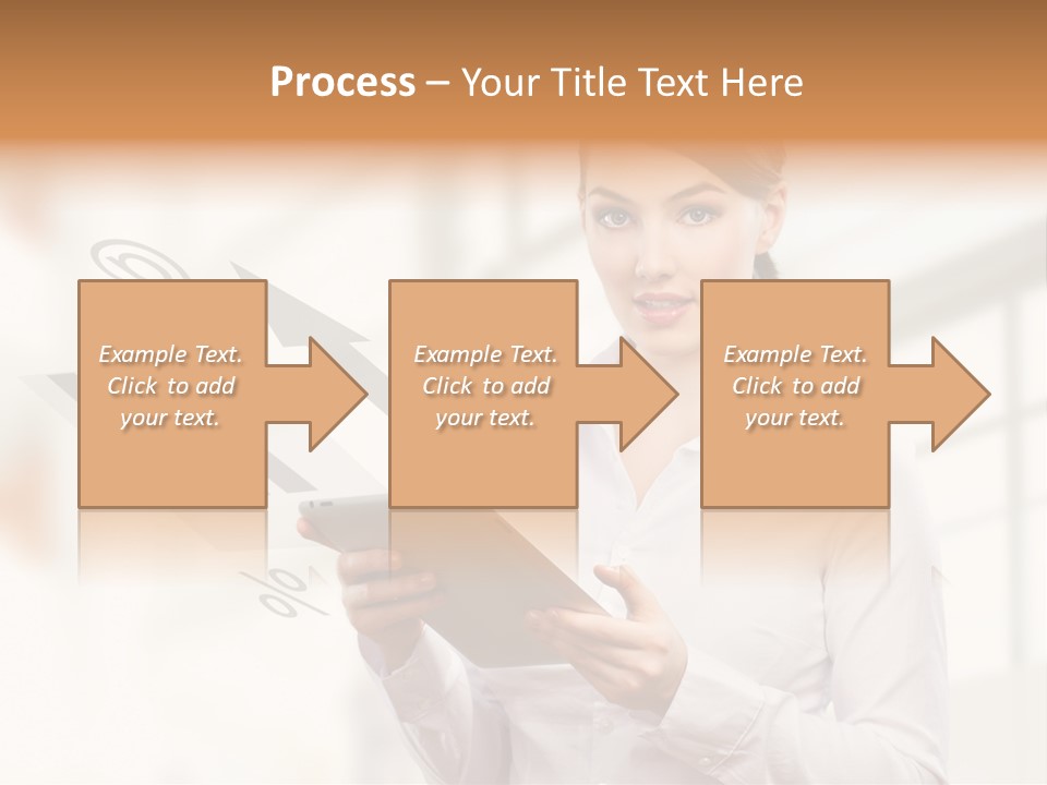 Corporate Beauty Tablet PowerPoint Template