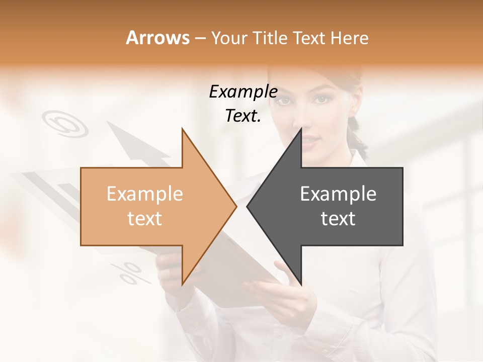 Corporate Beauty Tablet PowerPoint Template
