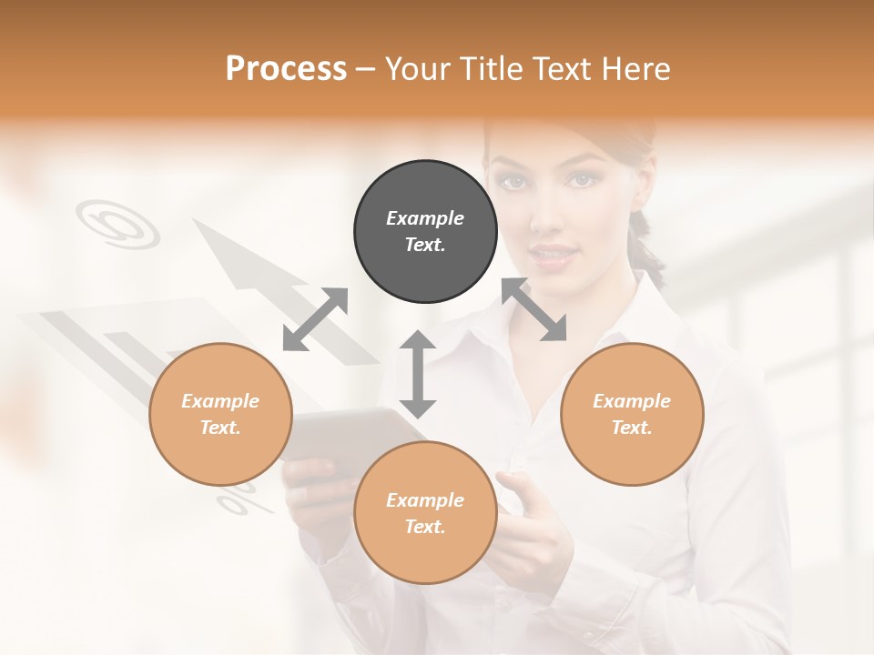 Corporate Beauty Tablet PowerPoint Template