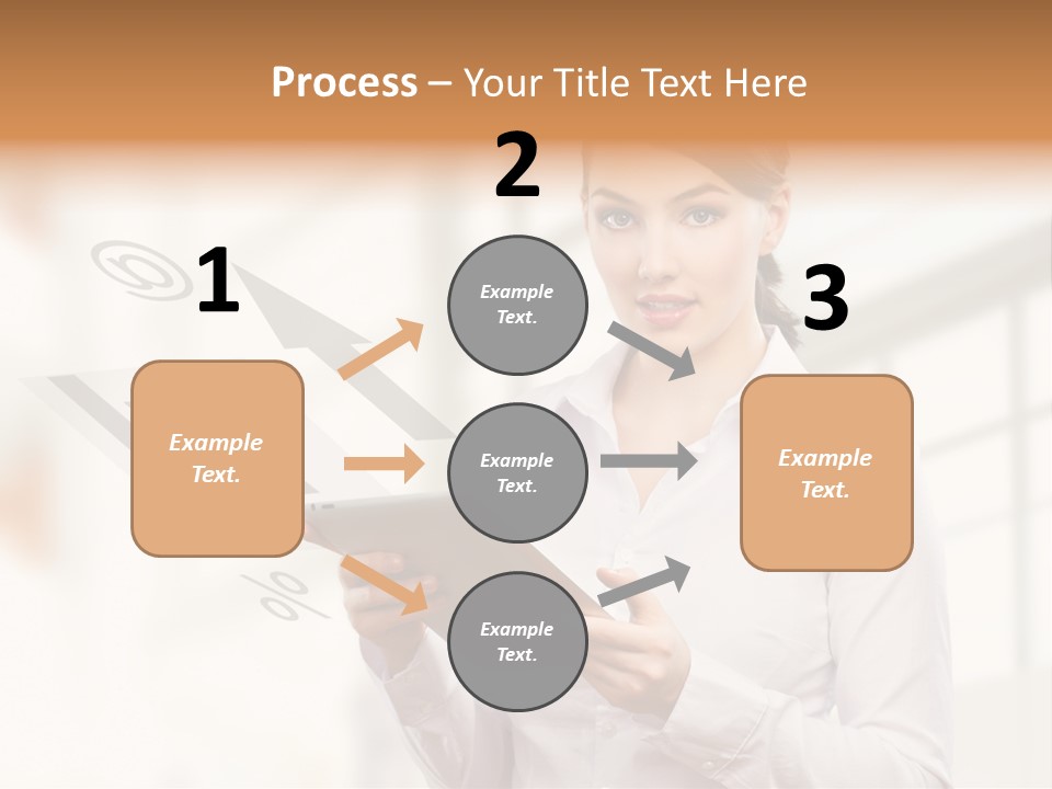 Corporate Beauty Tablet PowerPoint Template