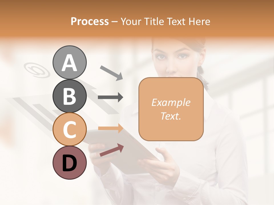 Corporate Beauty Tablet PowerPoint Template