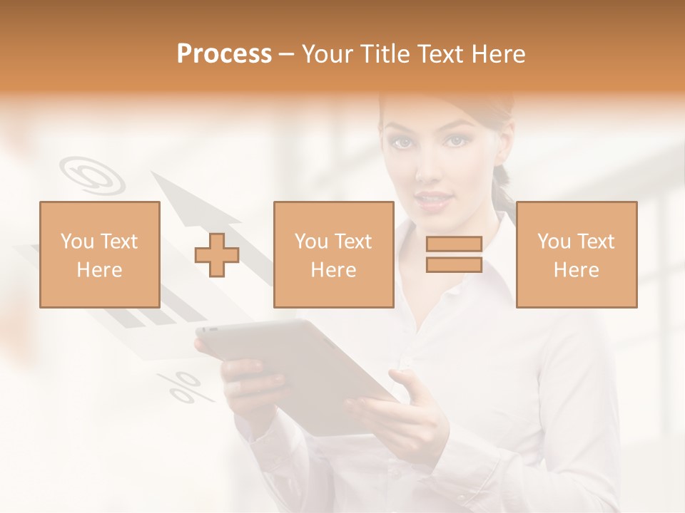 Corporate Beauty Tablet PowerPoint Template