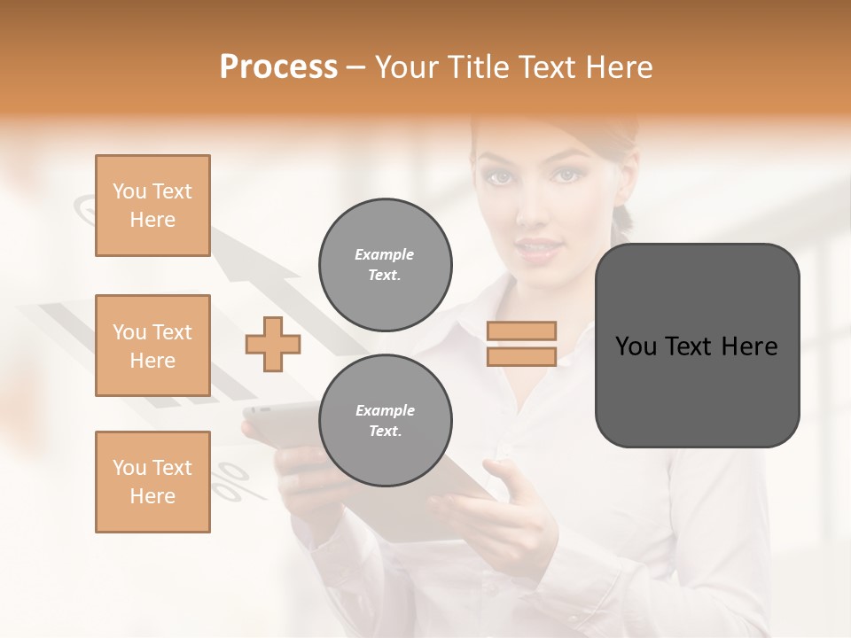 Corporate Beauty Tablet PowerPoint Template
