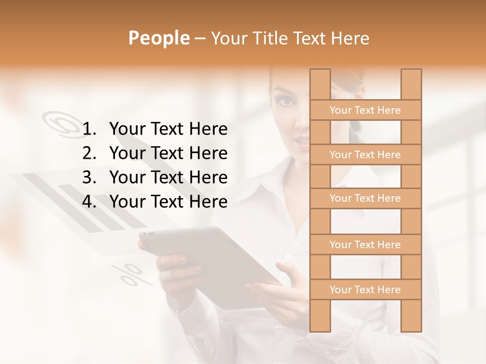 Corporate Beauty Tablet PowerPoint Template