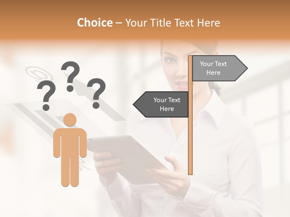 Corporate Beauty Tablet PowerPoint Template
