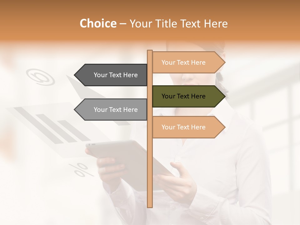 Corporate Beauty Tablet PowerPoint Template