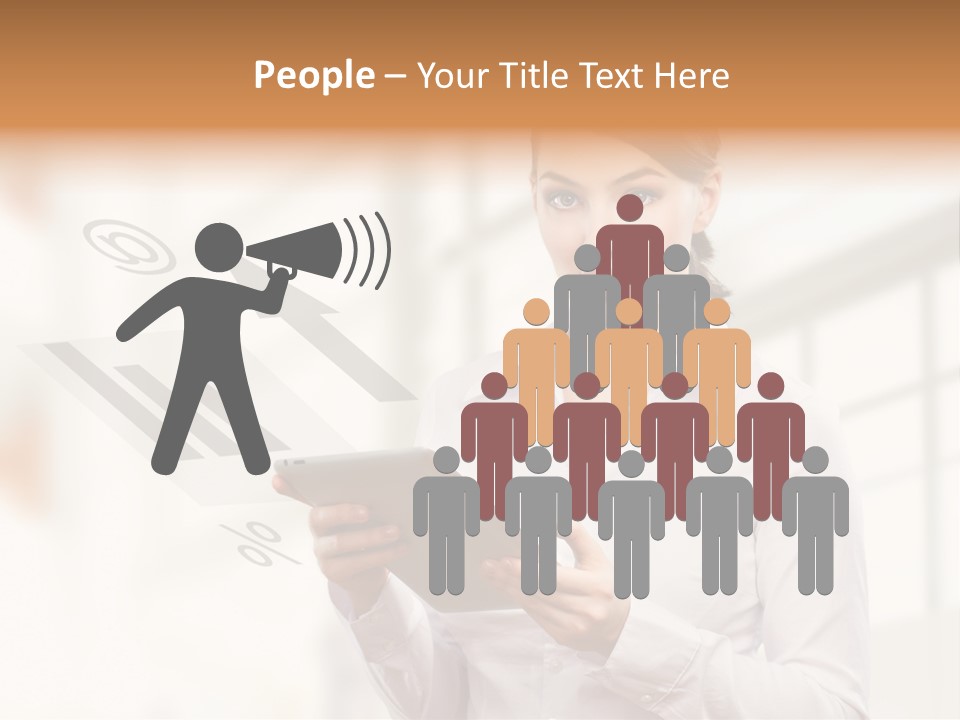 Corporate Beauty Tablet PowerPoint Template