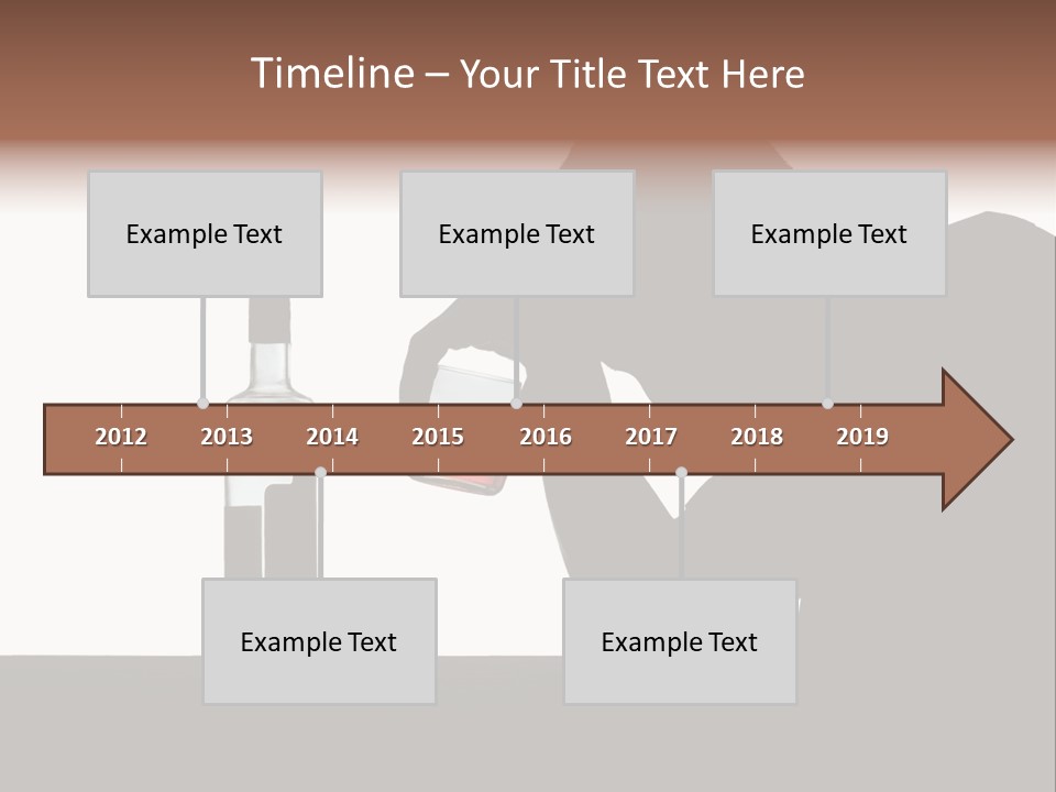 Black Silhouette Addict PowerPoint Template