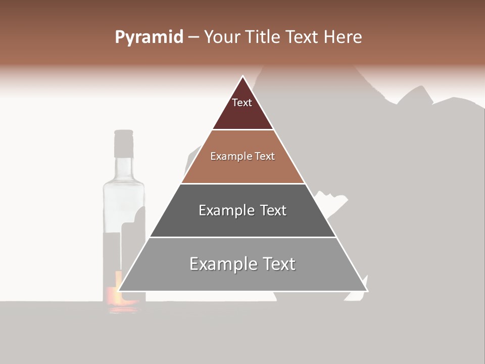 Black Silhouette Addict PowerPoint Template