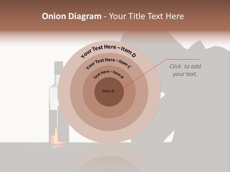 Black Silhouette Addict PowerPoint Template