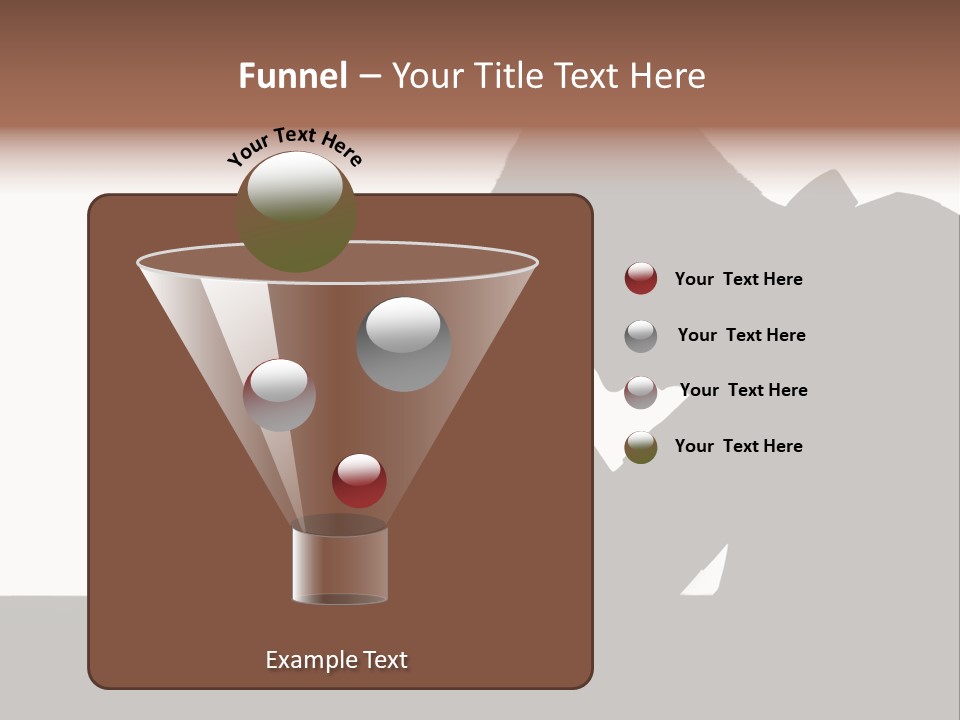 Black Silhouette Addict PowerPoint Template