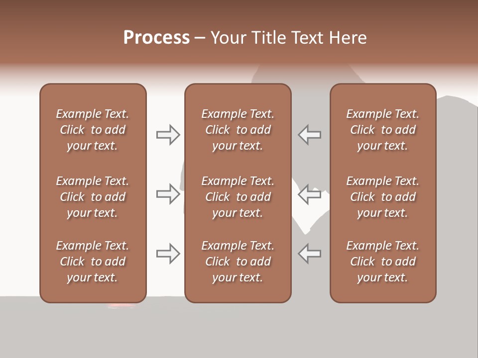 Black Silhouette Addict PowerPoint Template