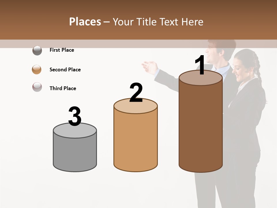 Writing Happy Pointing PowerPoint Template