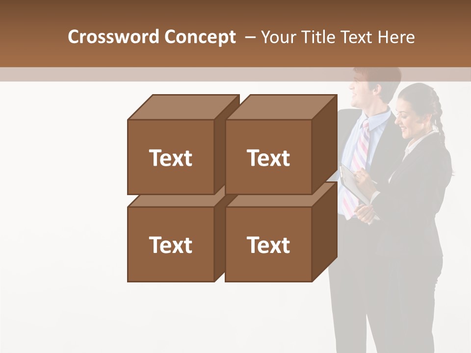 Writing Happy Pointing PowerPoint Template