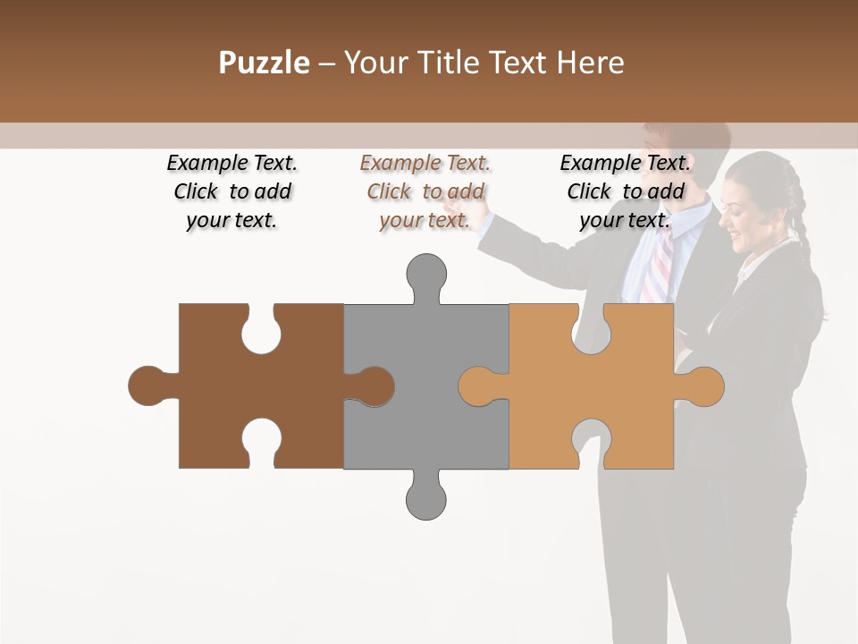 Writing Happy Pointing PowerPoint Template