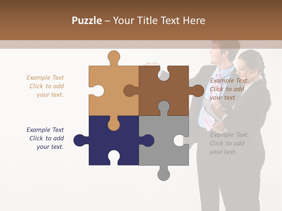Writing Happy Pointing PowerPoint Template
