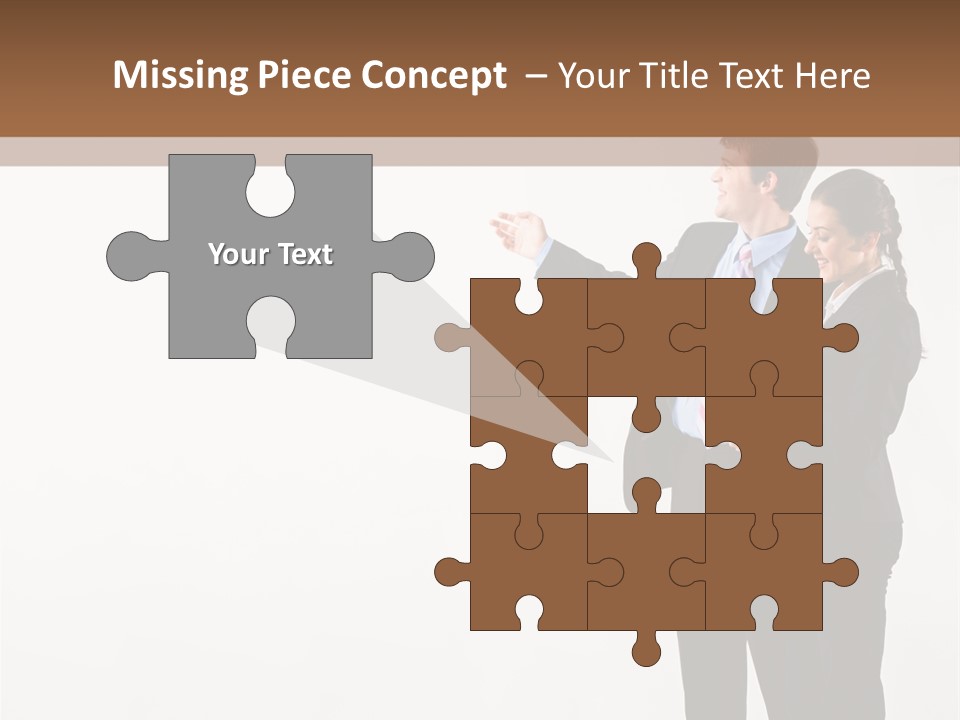 Writing Happy Pointing PowerPoint Template