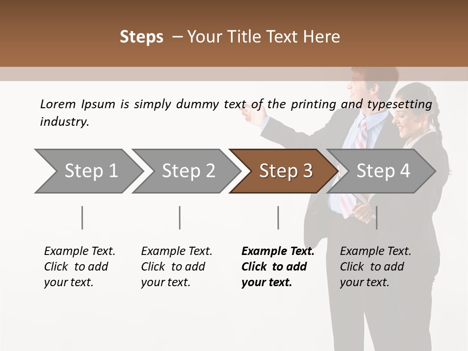 Writing Happy Pointing PowerPoint Template