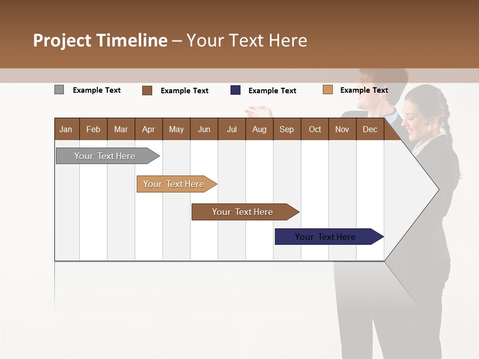 Writing Happy Pointing PowerPoint Template