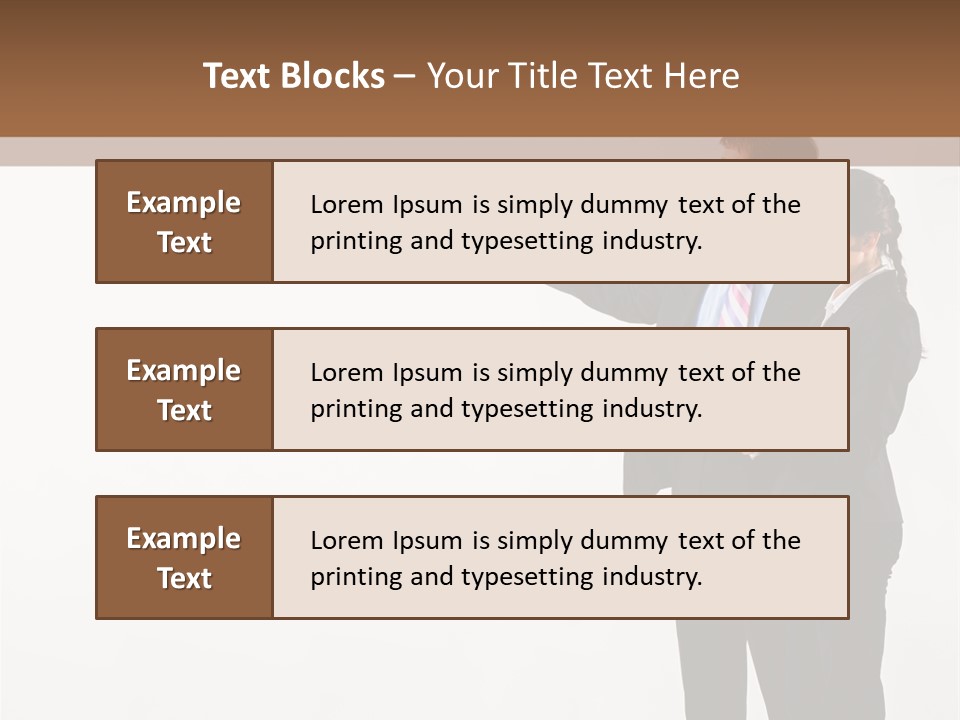 Writing Happy Pointing PowerPoint Template