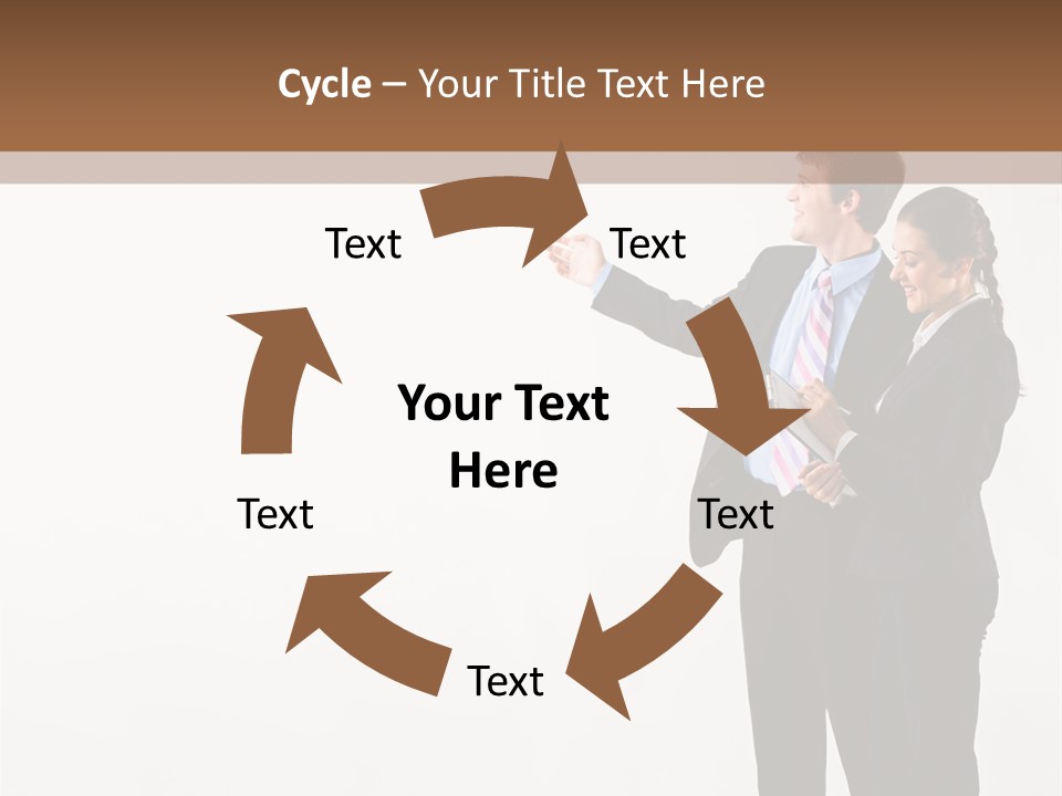 Writing Happy Pointing PowerPoint Template