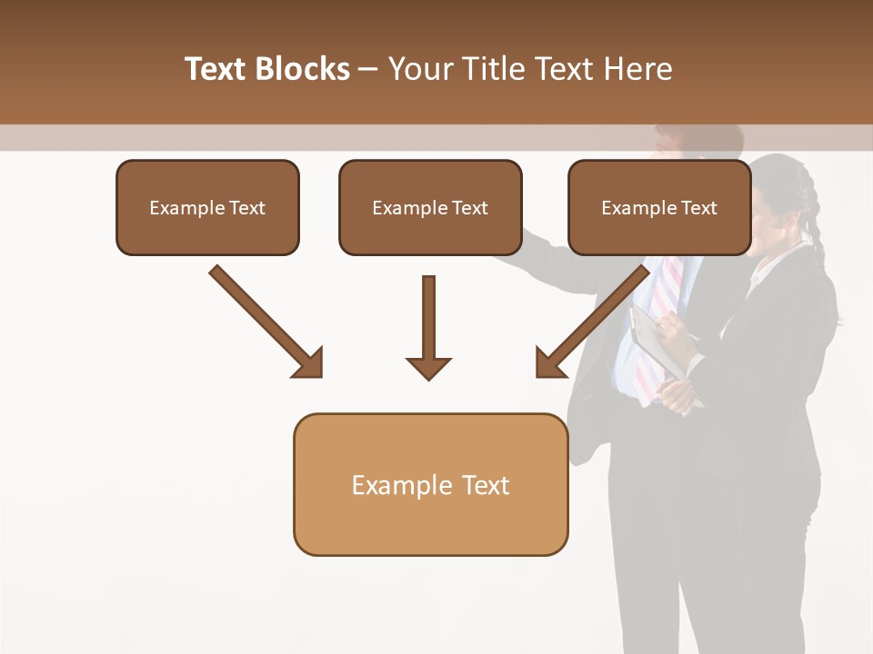 Writing Happy Pointing PowerPoint Template