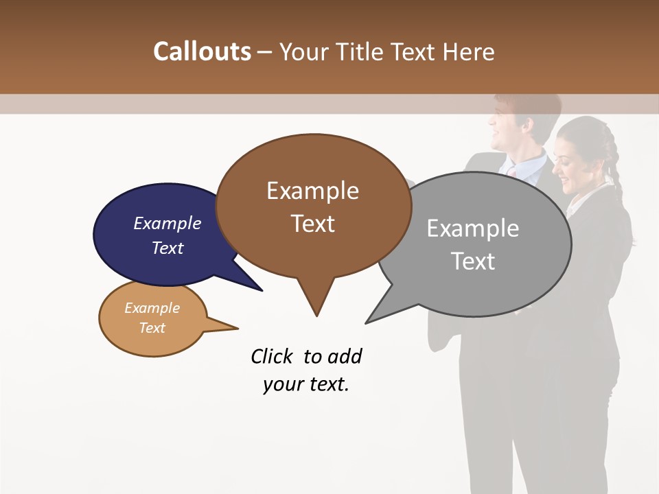Writing Happy Pointing PowerPoint Template