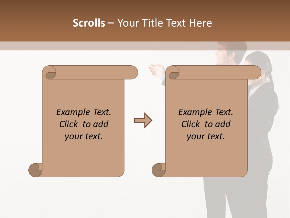 Writing Happy Pointing PowerPoint Template