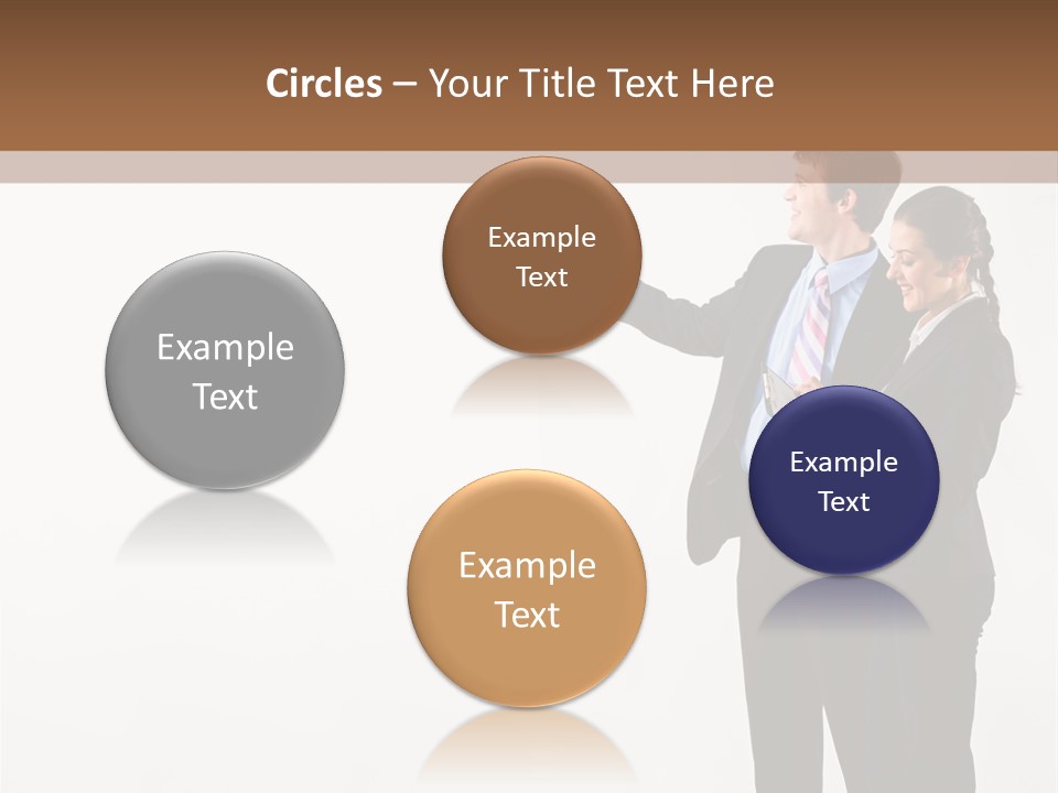 Writing Happy Pointing PowerPoint Template