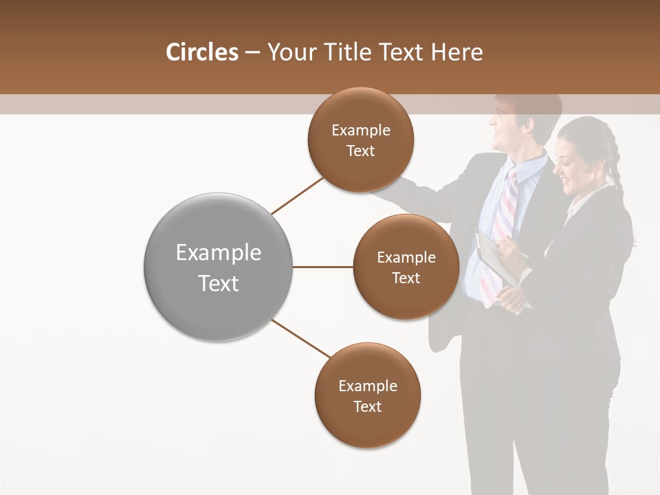 Writing Happy Pointing PowerPoint Template