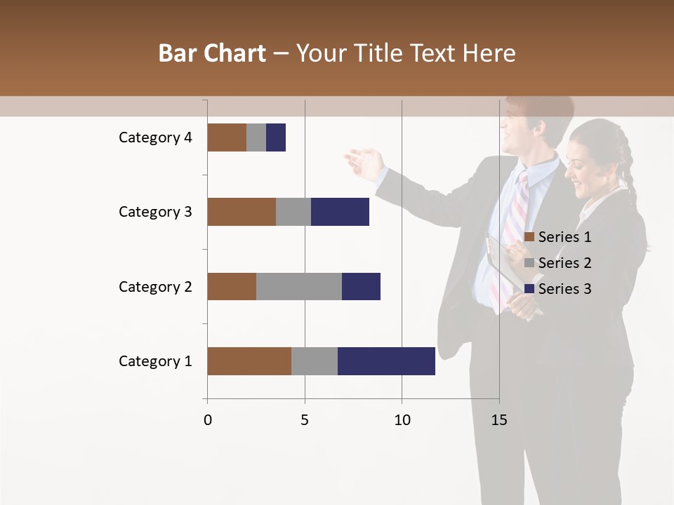 Writing Happy Pointing PowerPoint Template