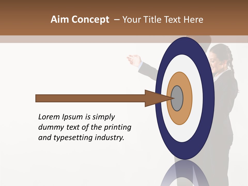 Writing Happy Pointing PowerPoint Template