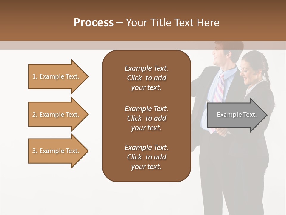 Writing Happy Pointing PowerPoint Template